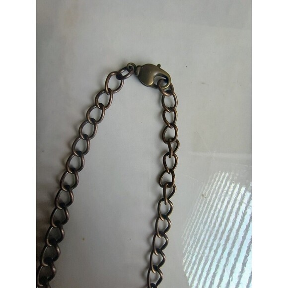 Handmade Agate/Geode Slice Statement Necklace With Other Semi Precious Stones - Picture 6 of 8